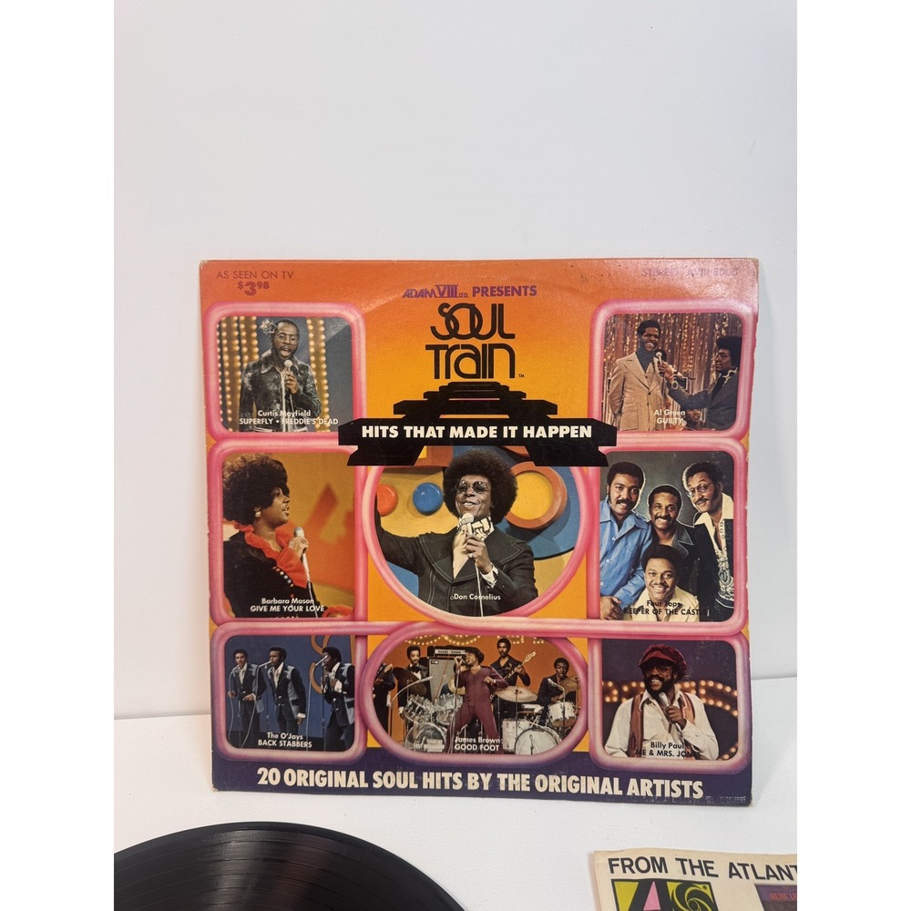 Soul Train Hits That Made It Happen LP Various Artists Adam VIII Shrink Wrap